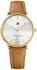 Tommy Hilfiger Women's White Dial Leather Band Watch - 1781688