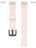 Generic Rubber Strap for Huawei Band 6/Band 6 Pro and Honor band 6 (Light Pink)