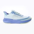 Activ White Lace Up Sneakers With Blue Rubber Details