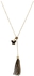 Gold Plated Necklace 0.3 Carats by She, B774-01