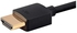 مونو برايس كيبل HDMI فائق السرعة 8K بطول 3 اقدام - اسود | 48Gbps، 8K@60Hz، HDR ديناميكي، eARC، يدعم الفيديو ثلاثي الابعاد والفيديو متعدد المشاهدات - سلسلة فائقة النحافة