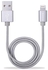 Avantree TR185 - Braided Lightning to USB MFI Cable - Silver