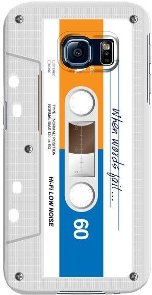 Stylizedd  Samsung Galaxy S6 Premium Slim Snap case cover Matte Finish - When words faiL - White tape  S6-S-96M