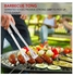 3-Piece Stainless Steel BBQ Grilling Tool Silver