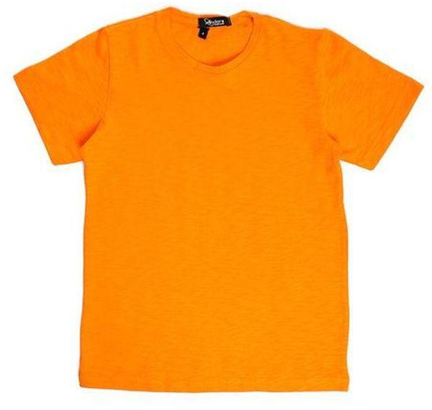 Andora Boys Basic Short Sleeves T-shirt - Heather Orange