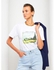 LC Waikiki Crew Neck Vincent Van Gogh Printed Short Sleeve Cotton Women's T-Shirt