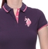 U.S. Polo Assn. 213109ZH1CK-BBCD Polo Shirt for Women - XS, Purple