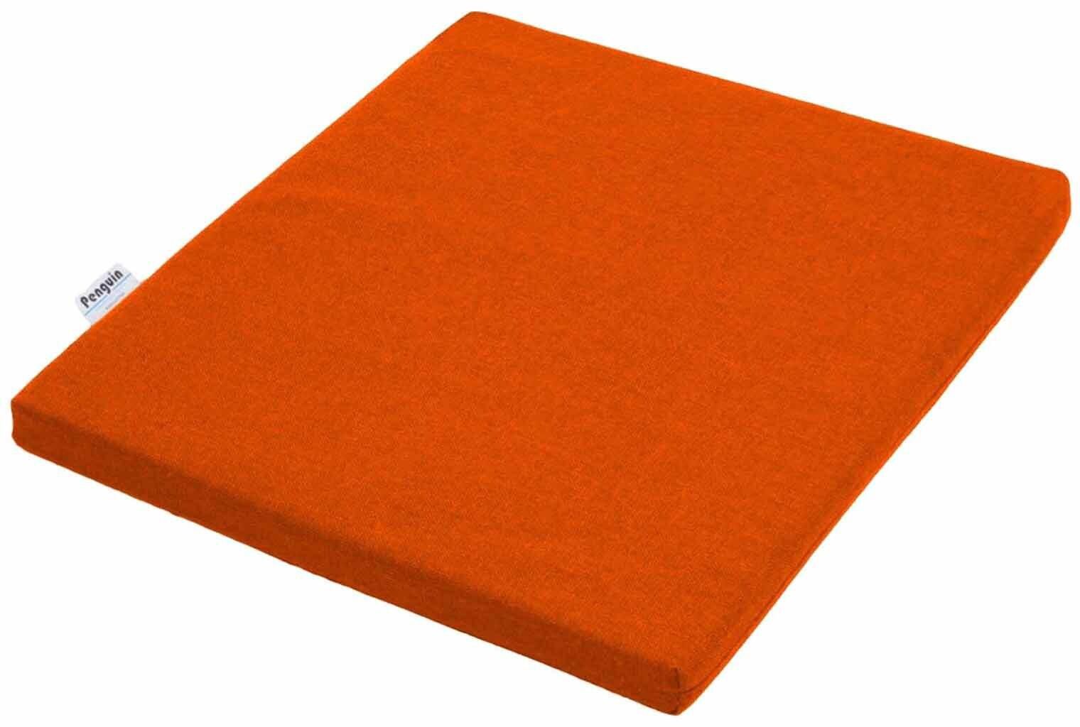 Penguin Square Cushion - 50 x 52 cm - Orange