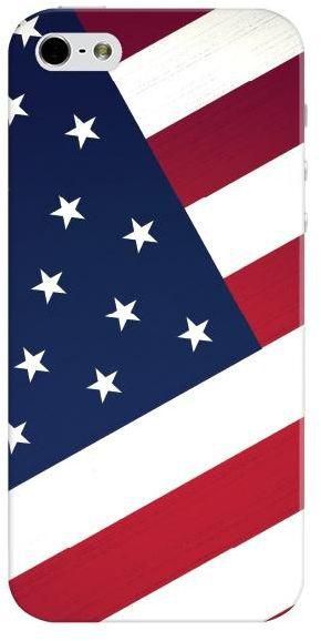 Stylizedd Premium Slim Snap Case Cover Matte Finish for Apple iPhone SE / 5 / 5S - Flag of US