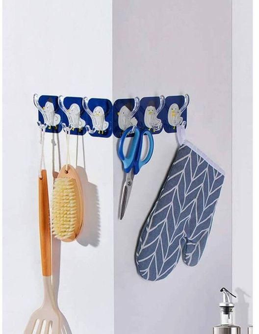 6 Hook Flexible Color Multi-use Hanger