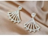 Rhinestone Studded Dangle Earrings