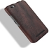 Generic Grandcase Explosion, [wood Texture] PU Leather + Hard PC Protective Case Cover For Huawei Lenovo Vibe C/Lenovo A2020
