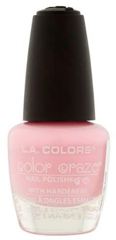 La Colors - 527 Color Craze Nail Polish - Pastel Soft Pink Matte Finish - 13ml