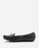 Shoe Room Basic Leather Loafers - Black