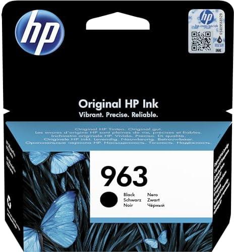 Hp 963 Black Original Ink Cartridge [3Ja26Ae] | Works With Officejet Pro 9010, 9013, 9020, 9023 Printers