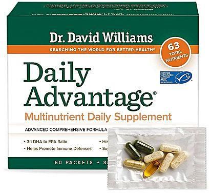 Dr David Williams Daily Advantage Multi Nutrient Vitamin Supplement W Resveratrol Pomegranate And Olive Fruit Extract 60 Packets 30 Day Supply Price From Jumia In Nigeria Yaoota