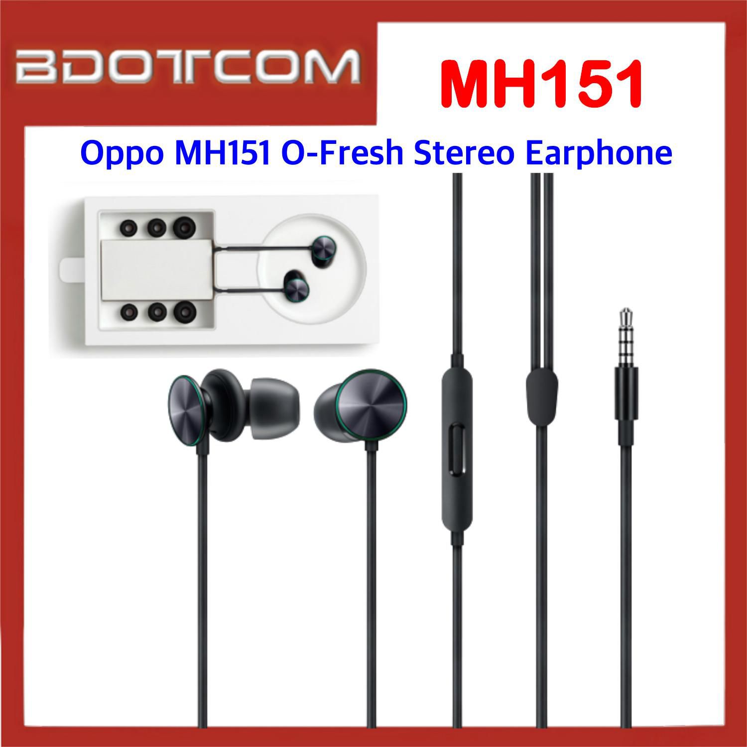 Oppo MH151 O-Fresh Stereo Earphone for Samsung / Apple / Huawei / Xiaomi
