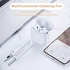 Bluetooth earbuds cleaning pen,multi-function cleaning headphones kit with soft brush,in-ear headphones cleaner kit for airpods pro, wireless earphones case, camera and mobile phone