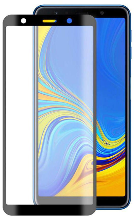 6D Tempered Glass Screen Protector For Samsung Galaxy A7 2018_Black