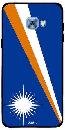 غطاء حماية واقٍ لهاتف سامسونج جالاكسي C5 نمط علم جزيرة مارشال