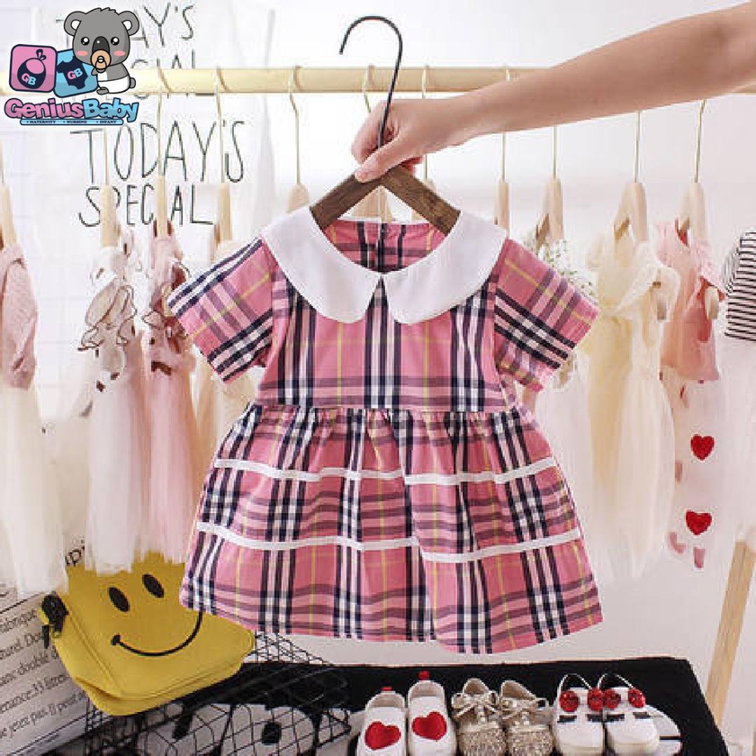 Genius Baby House 3m-3y Girl Cotton Dress C1925 - 4 Sizes (Pink)