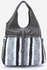 SPRING Animal Leather Accent Bag - Dark Grey