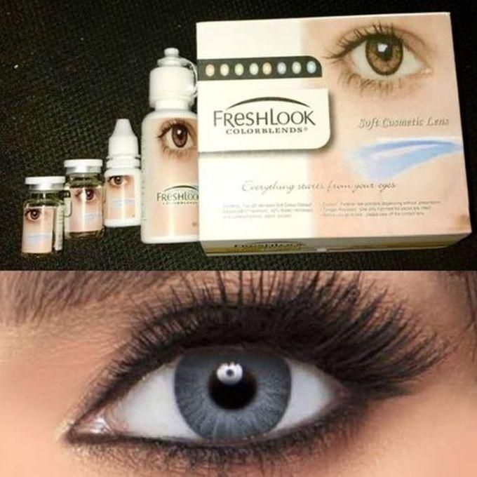 Fresh Look Complete Pack Colorblends Eye Contact Lens (Gray)