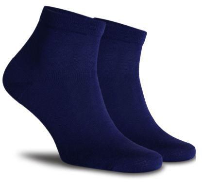 Unisex Navy Blue Short Socket Socks