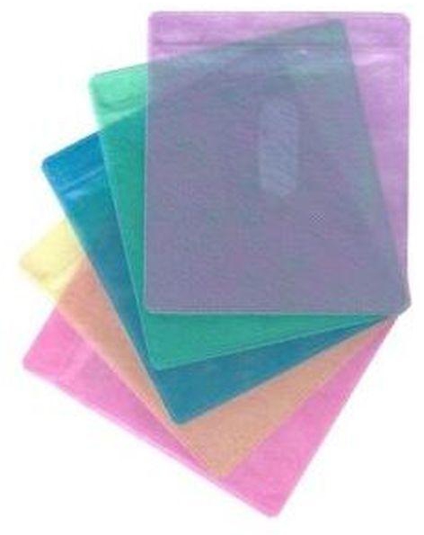 CD And DVD Sleeves Pack - 100 Pieces Assorted Colors