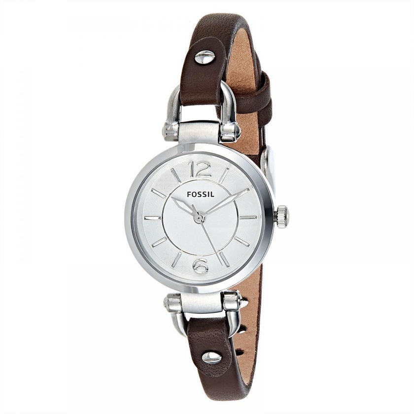 Fossil Georgia for Women - Casual Leather Band Watch - ES3861P