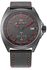 Naviforce Male Quartz Watch-BLACK AND RED