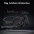 B21 Bone Conduction Earphone Bluetooth-compatible 5.0-Black