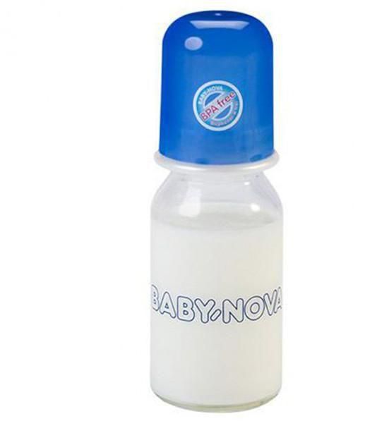 Baby Nova - Uni Color Glass Feeding Bottle - 125ml- Babystore.ae