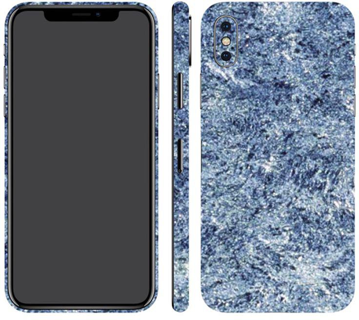 Protective Skin For Apple iPhone X Blue Marble