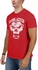 IZO Punk T-Shirt For Men-Red, Large