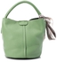 Mr Joe Decorative Bow Bucket Bag Comes With Pocket - Fern Green