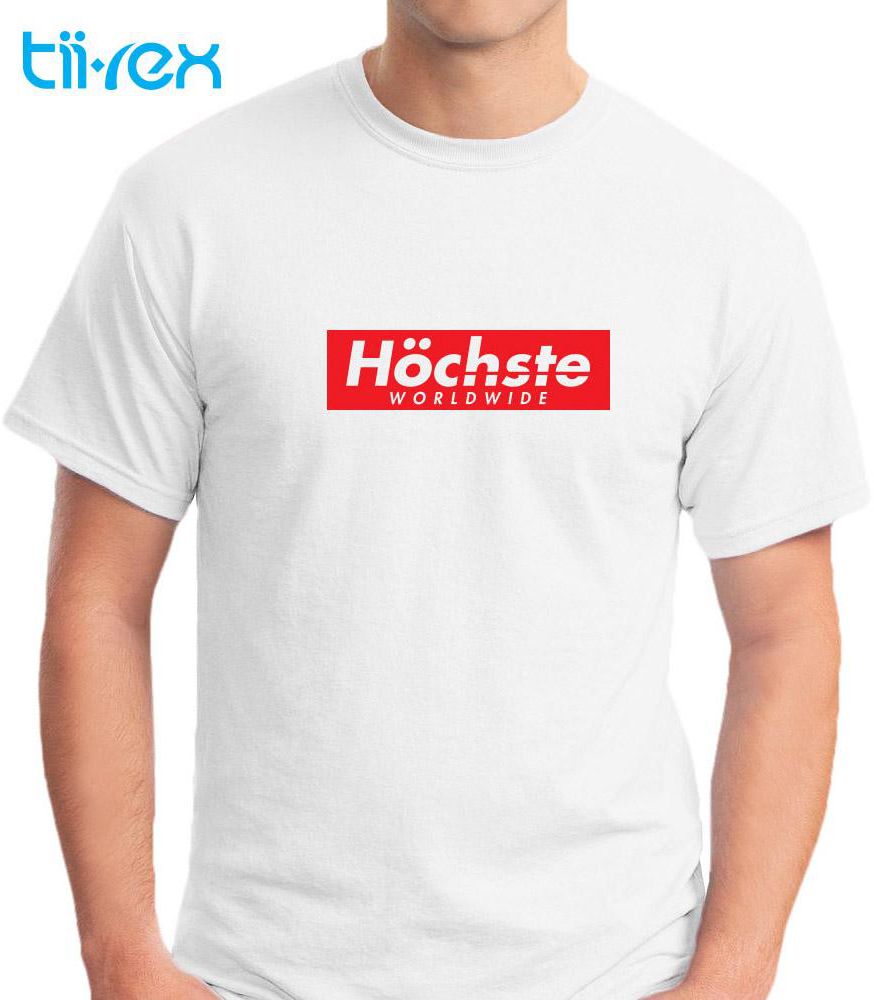 German Supreme Unisex Cotton Short Sleeved T Shirt 5 Sizes (White)