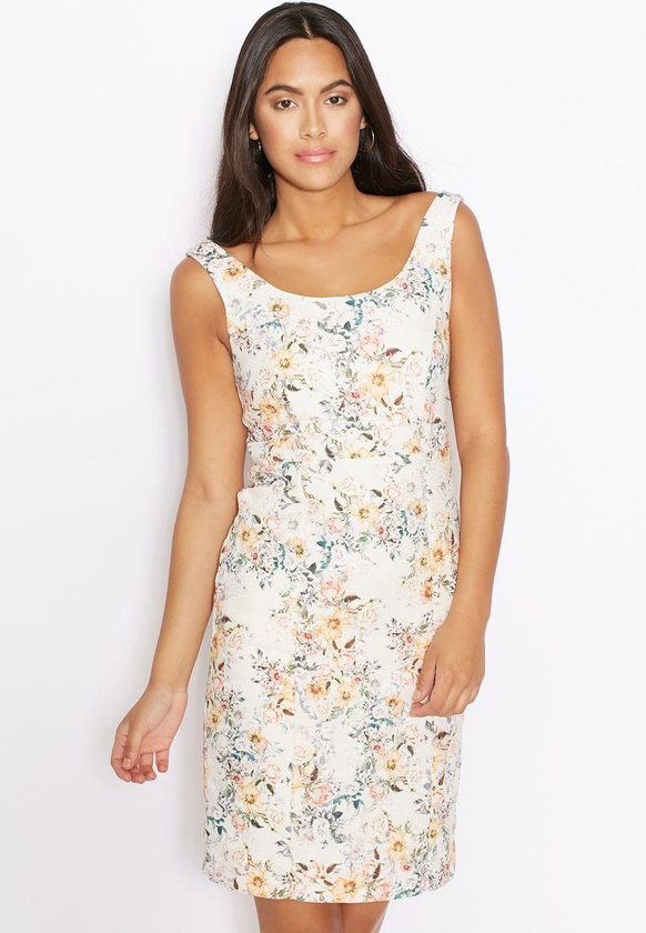 Floral Printed Structured Dress