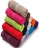 Facial Towels Set Of 6 Different Colours - Multicolour