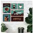 Tableau For Coffee Corner -6 Pcs - Multi Color