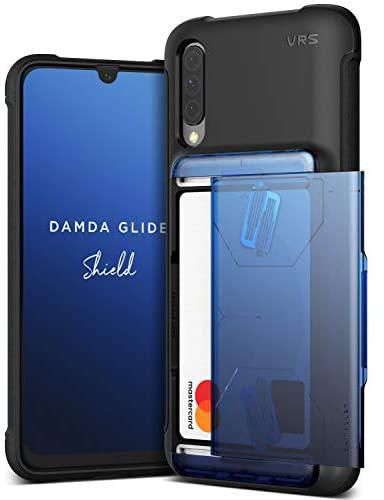 غطاء / جراب بمحفظة شبه أوتوماتيكية لبطاقات Samsung Galaxy A50 Damda Glide Shield من VRS