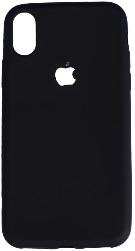 Iphone X Rubber Back Cover Case black 143.6 x 70.9 x 7.7 mm