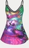 Plus Size & Curve Colorful Butterfly Print Cami Top - 3xl