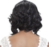 Synthetic Hair Wig Short Wavy In Black Thermal Hair