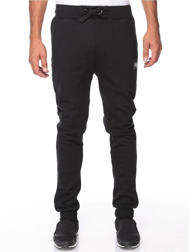 F&H F602164C Dionte Fashion Jogger Pants for Men - S, Black