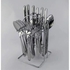 Generic 24 Pcs Stainless Steel Cutlery Set Cutlery + Rack.