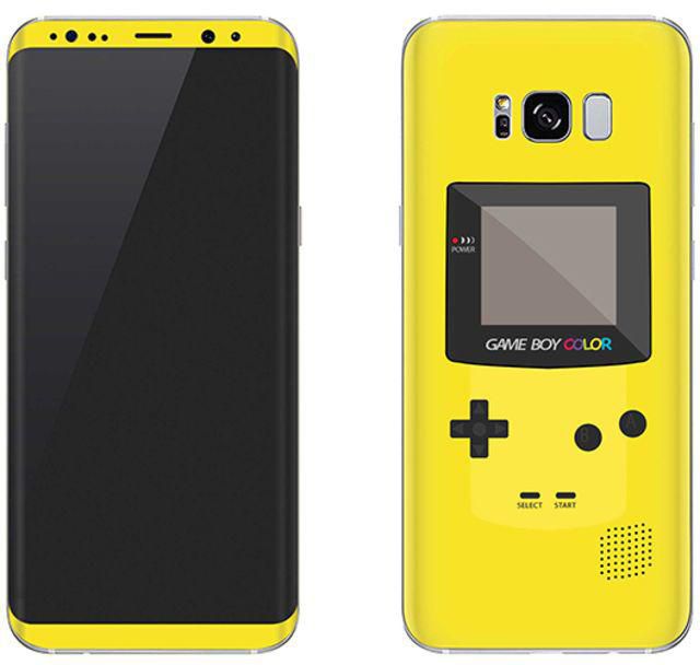 Vinyl Skin Decal For Samsung Galaxy S8 Gameboy Color