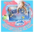 Tummy Time Water Mat for Baby Boy Girl PVC Inflatable Play Mat with Mirror Rattle Buzzer for Infants Toddlers Fun Play Activity Center