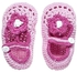 حذاء كروشيه للأطفال من السنافر - وردي - 6-9 M (عبوة من قطعتين)