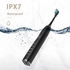 Electric Toothbrush, Brite RS2 Sonic Rechargeable Toothbrush for Adult, 5 Modes 2 Brush Heads 2min Timer IPX 7 Waterproof, 15hrs Charge 120 days Battery Life (Black)